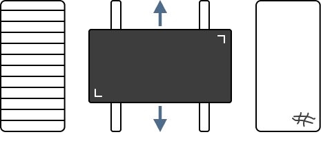 Höhenverstellbarer Touchscreen mit Whiteboards