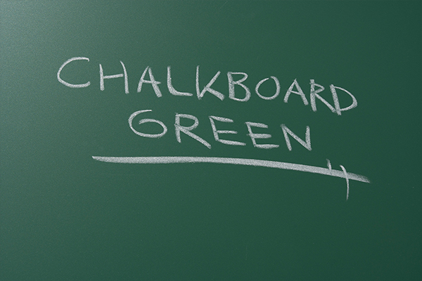 Chalkboard green