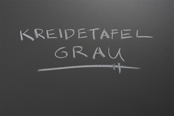 Kreidetafel Grau