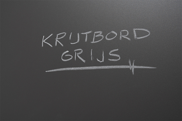 Grijs krijtbord