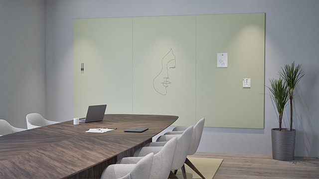 Chameleon Sharp Wall, Whiteboards, Whiteboard, Droog uitwisbaar bord, Groot whiteboard voor de muur, Randloos whiteboard