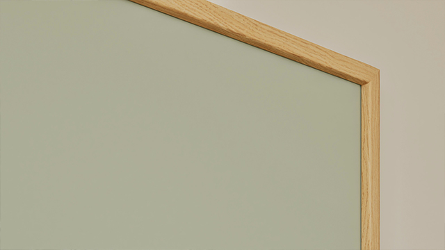 Chameleon Sharp Oak, Whiteboard, Whiteboard, Droog uitwisbaar bord, Groot whiteboard voor de muur, Randloos whiteboard