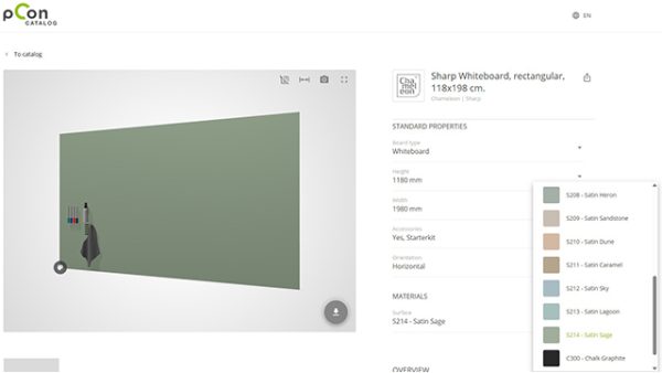 SatinTones Chameleon whiteboards