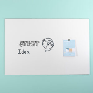 Smit Visual - Unframed Whiteboard - 98x148 cm - Coated Steel