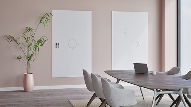 Chameleon Sharp, Whiteboard, Whiteboard, Droog uitwisbaar bord, Groot whiteboard voor de muur, Randloos whiteboard