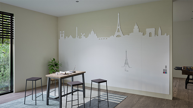 Tableaux blancs, Tableau blanc sur mesure, Tableau blanc personnalisé, Tableau blanc sur mesure sans cadre, Grand tableau blanc, Mur de tableau blanc, Tableau blanc mural, Mur tableau blanc