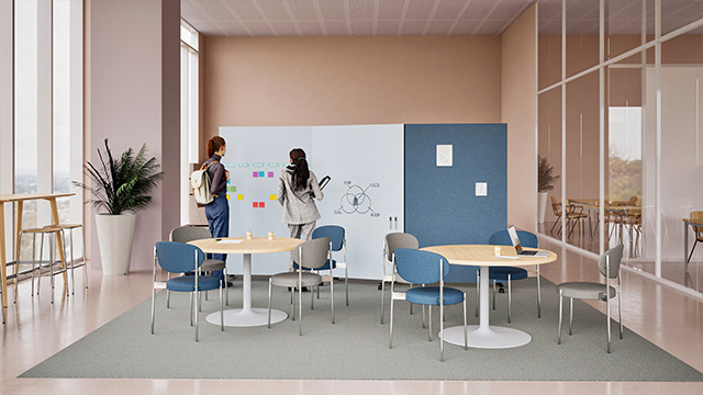 uitbreidbaar whiteboard onderwijs, flexibel schrijfvlak klaslokaal, keramisch staal whiteboard school, magnetisch whiteboard klas, duurzame schrijfwand onderwijs, interactieve werkwand school, uitschuifbare whiteboardwand, samenwerking klaslokaal, groepswerk whiteboard school, chameleon workwall onderwijs, harmonica workwall