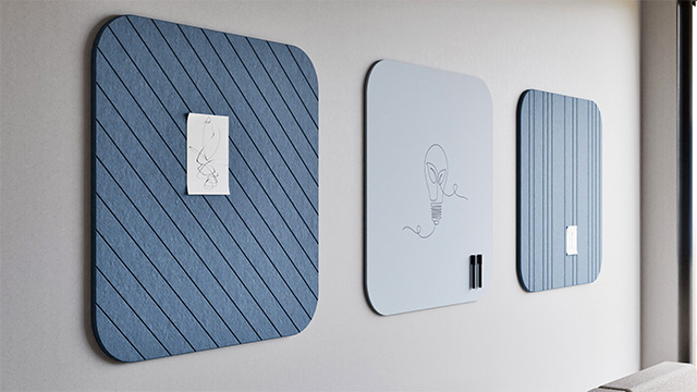 Chameleon, Akoestische wandpanelen, Akoestisch paneel, Geluidsabsorberende wandpanelen, Akoestische platen, Curve Acoustics product