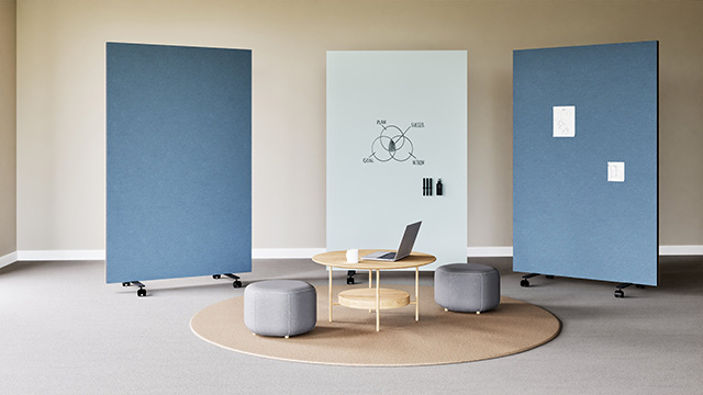 mobiles whiteboard, whiteboard auf rollen, whiteboard rollbar, mobile whiteboard, mobiles whiteboard 200 x 100, Chameleon, Harmonica Workwall