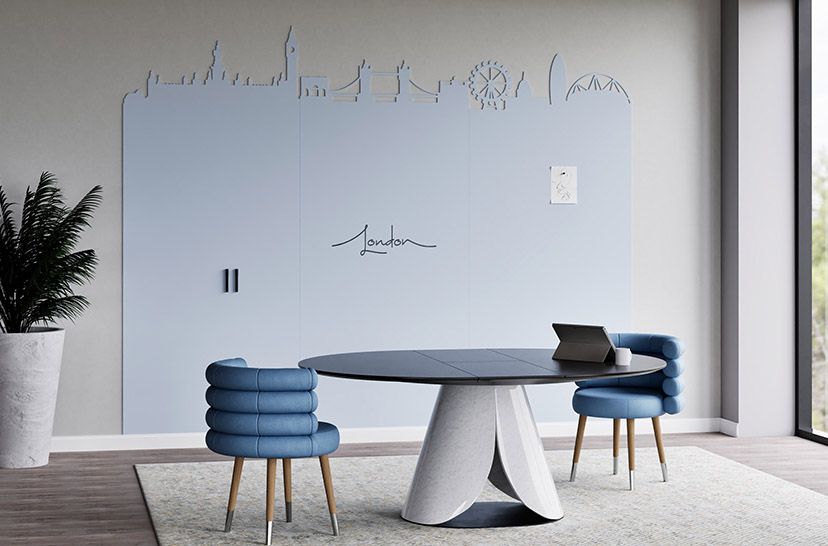 Maatwerk whiteboard wanden