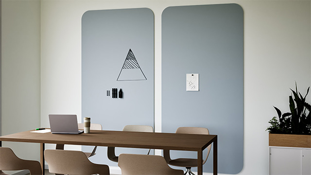 Chameleon Curve, Whiteboard Wand, Whiteboard Rahmenlos, Whiteboard nach maß, Magnettafel ohne rahmen, Magnettafeln, Magnettafeln groß