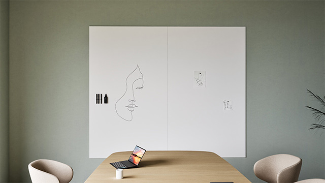 Chameleon Sharp Wall, Tableau blanc, Tableau blanc, Tableau effaçable à sec, Grand tableau blanc pour mur, Tableau blanc sans cadre, tableau blanc mural
