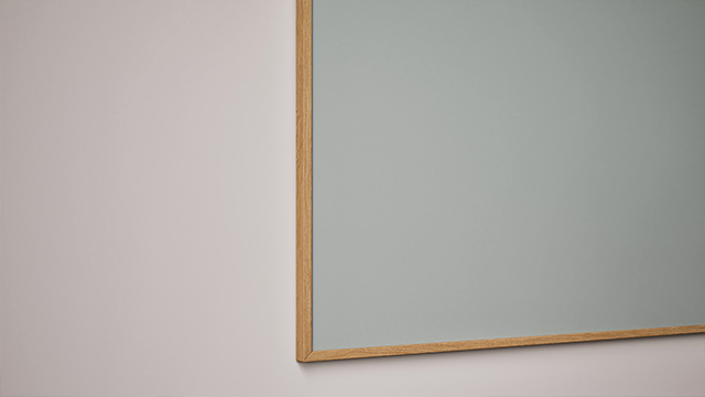 Chameleon Sharp Wall Oak, Whiteboard Wand, Whiteboard, Trockenlöschtafel, Großes Whiteboard für die Wand, Randloses Whiteboard