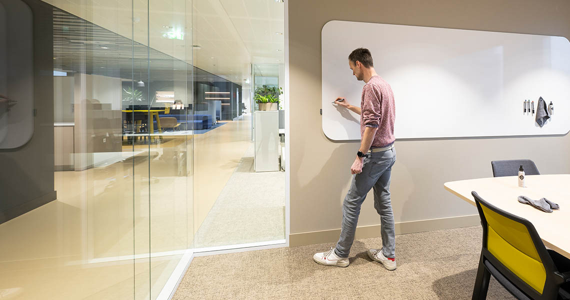 whiteboard vergaderruimte, whiteboard muur vergaderruimte, whiteboard wand vergaderruimte