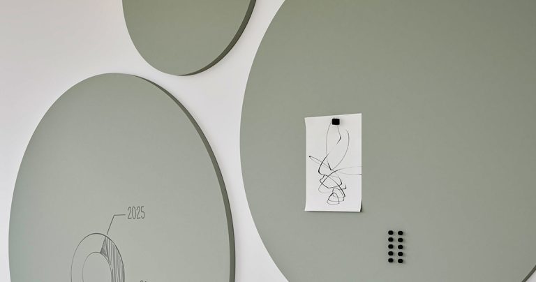 Design whiteboard used during an architecture team review